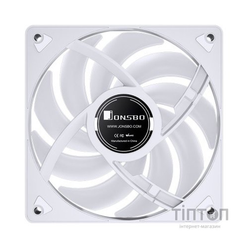 Кулер до корпусу JONSBO SL-120WR White