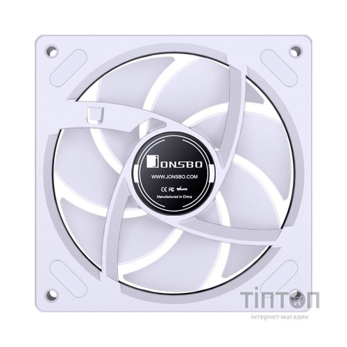 Кулер до корпусу JONSBO ZB-120W White