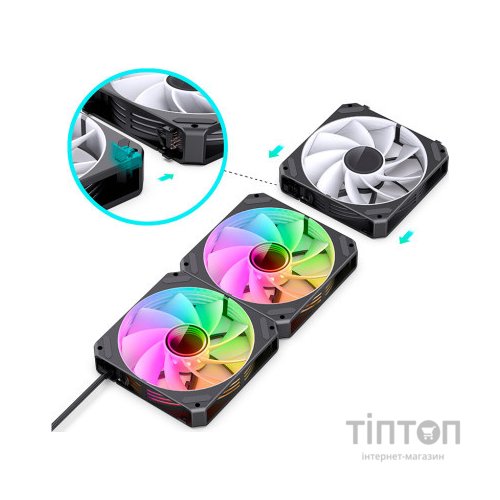 Кулер до корпусу JONSBO ZG-120BR Black