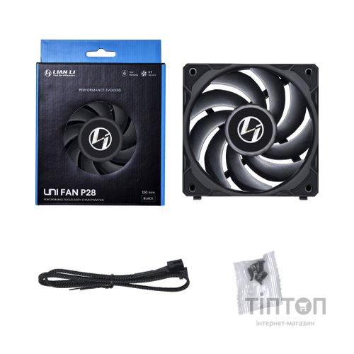 Кулер до корпусу Lian Li P28 Single Black (G99.12P281B.00)