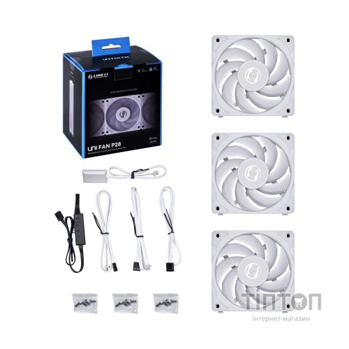 Кулер до корпусу Lian Li P28 Triple White (G99.12P283W.00)