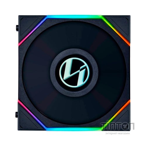 Кулер до корпусу Lian Li Reverse TL LCD 120-1, Black Cooler (G99.12RTLLCD1B.00)