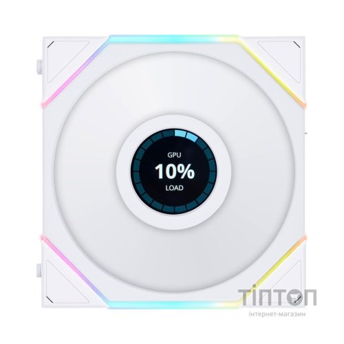 Кулер до корпусу Lian Li TLLCD 120-3, White Cooler (G99.12TLLCD3W.00)