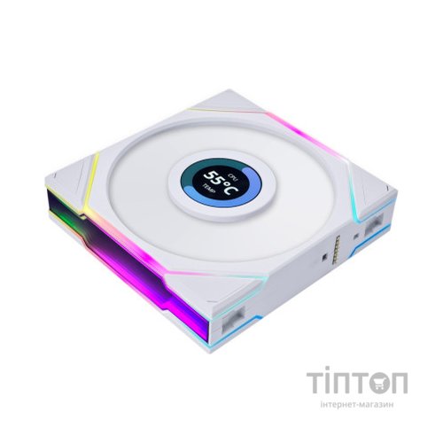 Кулер до корпусу Lian Li TLLCD 120-3, White Cooler (G99.12TLLCD3W.00)