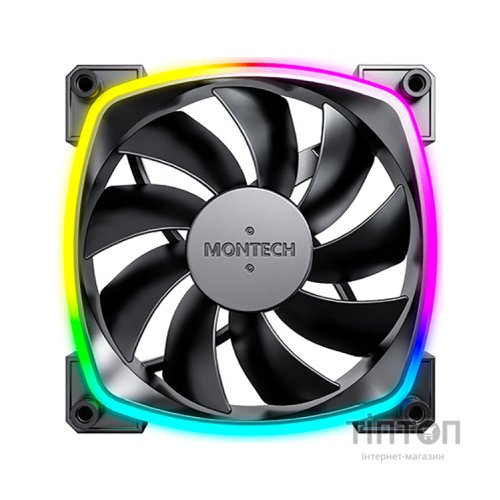 Кулер до корпусу MONTECH AX120 PWM BLACK