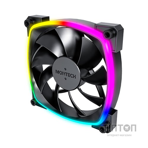 Кулер до корпусу MONTECH AX120 PWM BLACK