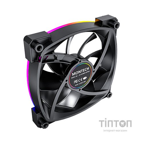 Кулер до корпусу MONTECH AX120 PWM BLACK