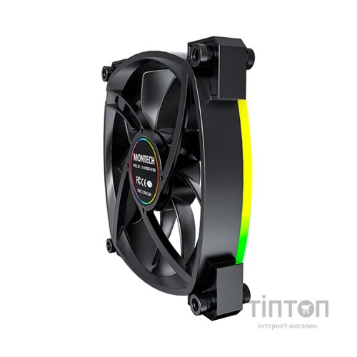 Кулер до корпусу MONTECH AX120 PWM BLACK