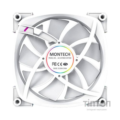 Кулер до корпусу MONTECH AX120 PWM WHITE