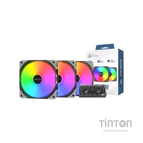 Кулер до корпусу MONTECH E28 ARGB 3 PACK (B)