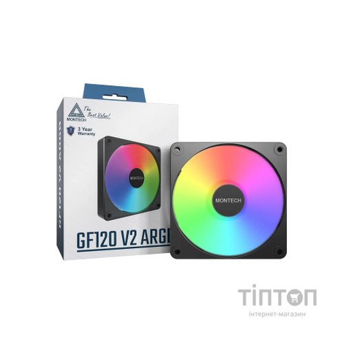 Кулер до корпусу MONTECH GF120 V2 ARGB PWM (B)