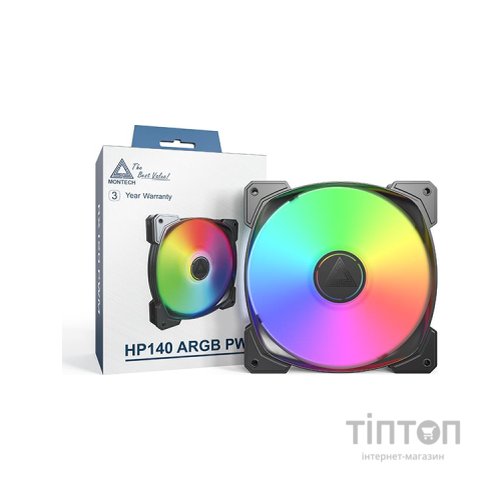 Кулер до корпусу MONTECH HP140 ARGB PWM (B)