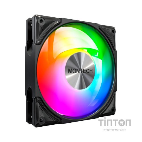 Кулер до корпусу MONTECH METAL PRO 12 ARGB PWM BLK
