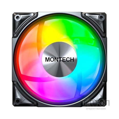 Кулер до корпусу MONTECH METAL PRO 12 ARGB PWM BLK