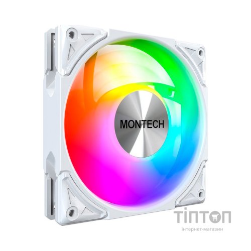 Кулер до корпусу MONTECH METAL PRO 12 ARGB PWM WHT