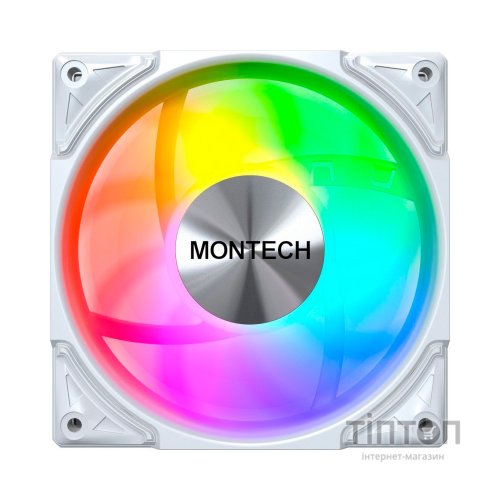Кулер до корпусу MONTECH METAL PRO 12 ARGB PWM WHT