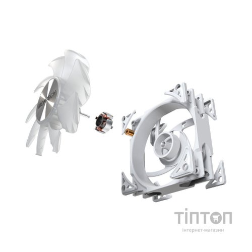 Кулер до корпусу MONTECH METAL PRO 12 ARGB PWM WHT