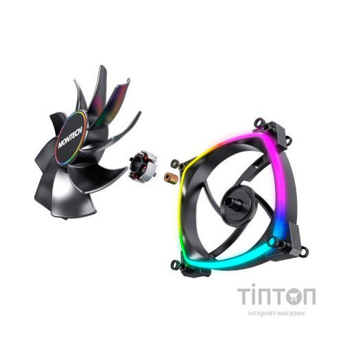 Кулер до корпусу MONTECH RX120 PWM BLACK