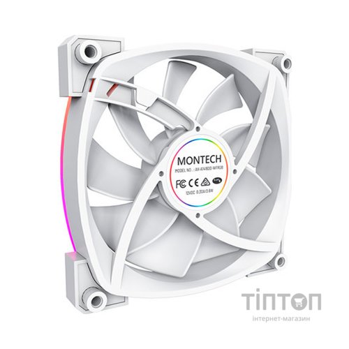 Кулер до корпусу MONTECH RX140 PWM WHITE
