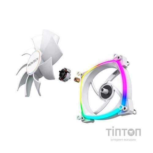 Кулер до корпусу MONTECH RX140 PWM WHITE