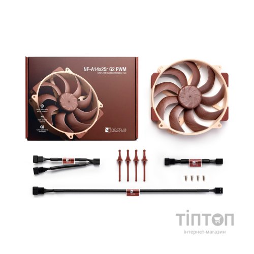 Кулер до корпусу Noctua NF-A14x25r G2 PWM