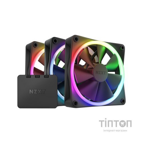 Кулер до корпусу NZXT F120RGB Triple (Black) (RF-R12TF-B1)
