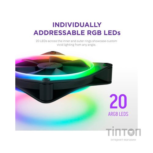 Кулер до корпусу NZXT F140RGB Duo (RF-D14DF-B1)