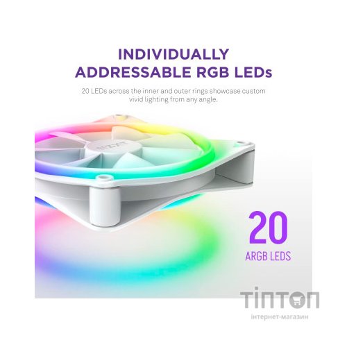 Кулер до корпусу NZXT F140RGB Duo (RF-D14SF-W1)