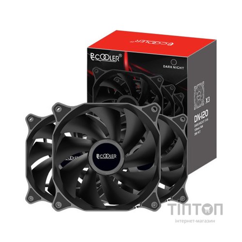 Кулер до корпусу PcCooler DN 120 BK 3in1