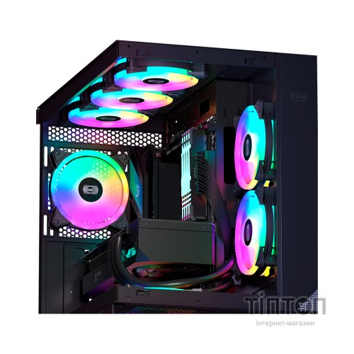 Кулер до корпусу PcCooler F3 T120 ARGB 3 in 1 Black
