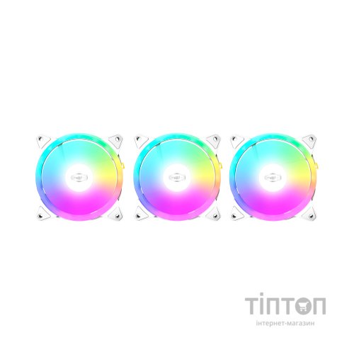 Кулер до корпусу PcCooler F3 T120 ARGB 3 in 1 White