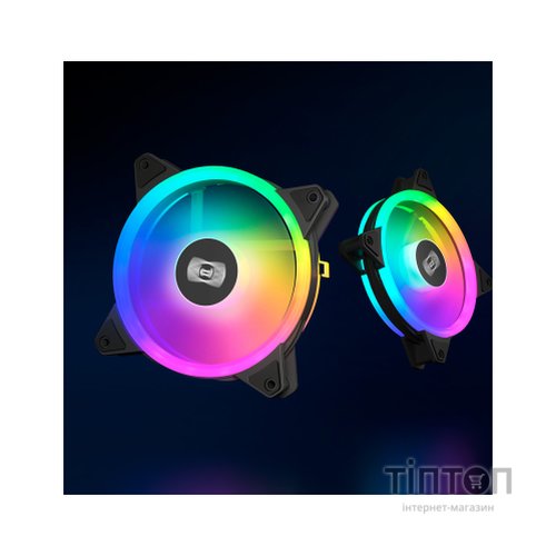 Кулер до корпусу PcCooler F3 T120 ARGB Black