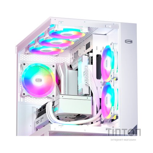 Кулер до корпусу PcCooler F3 T120 ARGB White