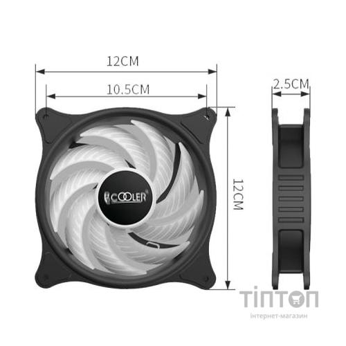 Кулер до корпусу PcCooler FX-120-3