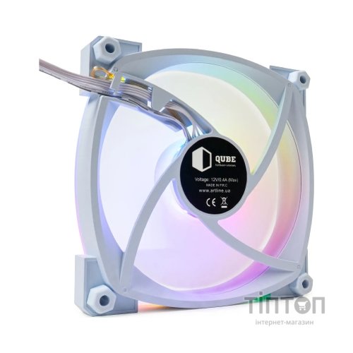Кулер до корпусу Qube M55-1 White