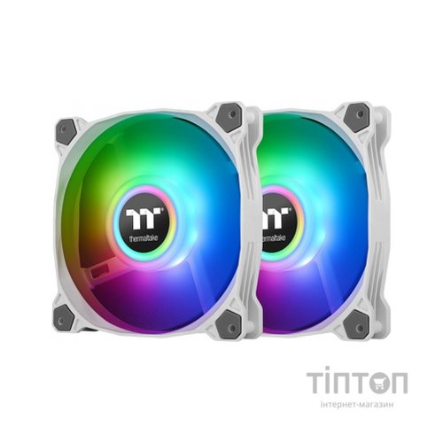 Кулер до корпусу ThermalTake Pure Duo 12 ARGB Sync Radiator Fan White (CL-F097-PL12SW-A)