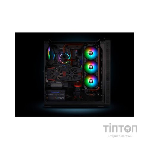 Кулер до корпусу ThermalTake Pure Plus RGB 12 Radiator Fan TT Premium Edition 3Pack/Fan/120 (CL-F063-PL12SW-A)