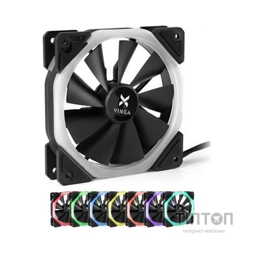 Кулер до корпусу Vinga RGB fan-03