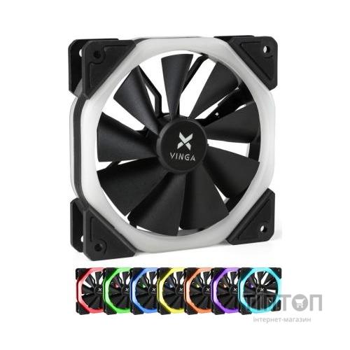Кулер до корпусу Vinga RGB fan-04