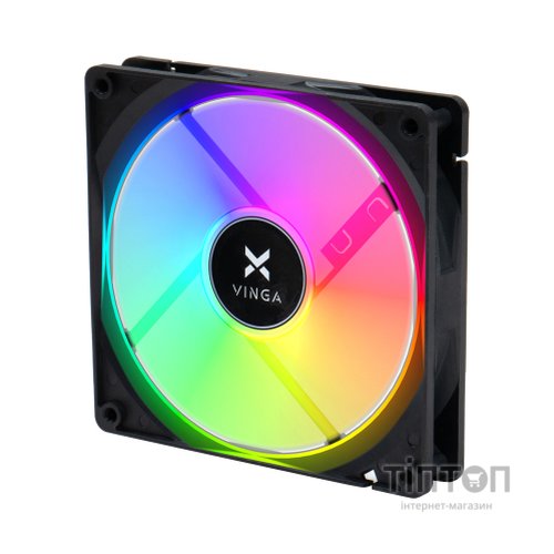 Кулер до корпусу Vinga RGB fan-10