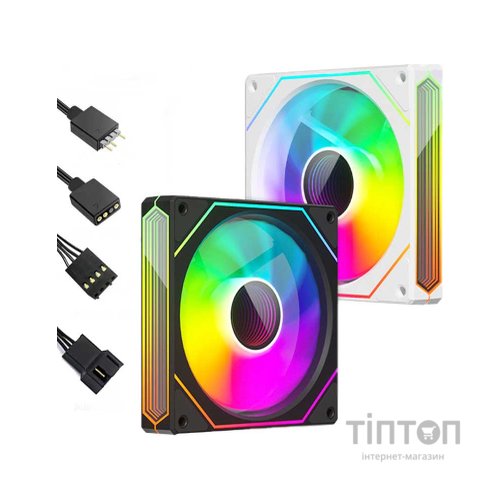 Кулер до корпусу Zezzio PRISM 6 Pro ARGB Black Reverse