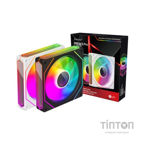 Кулер до корпусу Zezzio PRISM 6 Pro White Reverse