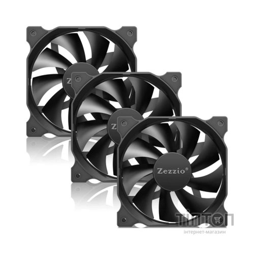 Кулер до корпусу Zezzio ZA-120 3 in 1 Kit