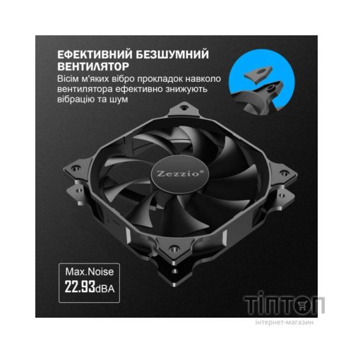 Кулер до корпусу Zezzio ZA-120 3 in 1 Kit