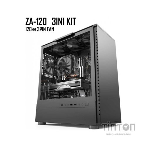 Кулер до корпусу Zezzio ZA-120 3 in 1 Kit
