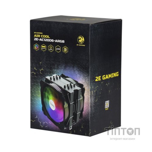 Кулер до процесора 2E GAMING AIR COOL (2E-AC120D6-ARGB)