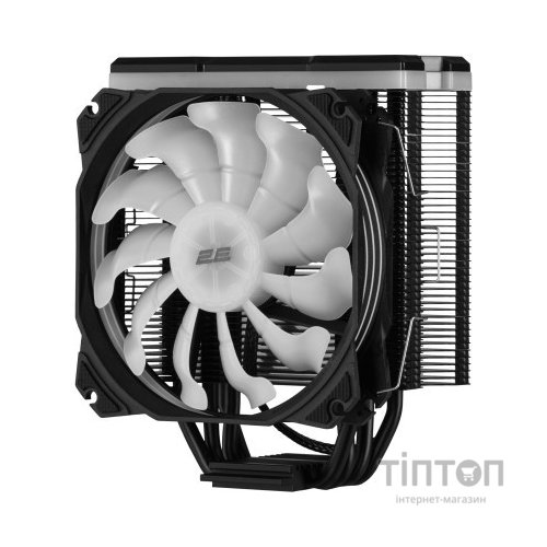 Кулер до процесора 2E Gaming Air Cool AC120D4TC-ARGB, LGA1700, 1366, 1200, 115X, AM5, AM4, AM3, AM3+, AM2, AM2+, FM2, (2E-AC120D4TC-ARGB)
