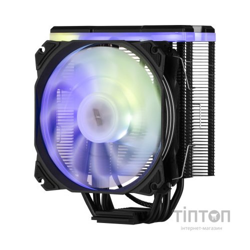 Кулер до процесора 2E Gaming Air Cool AC120D4TC-ARGB, LGA1700, 1366, 1200, 115X, AM5, AM4, AM3, AM3+, AM2, AM2+, FM2, (2E-AC120D4TC-ARGB)