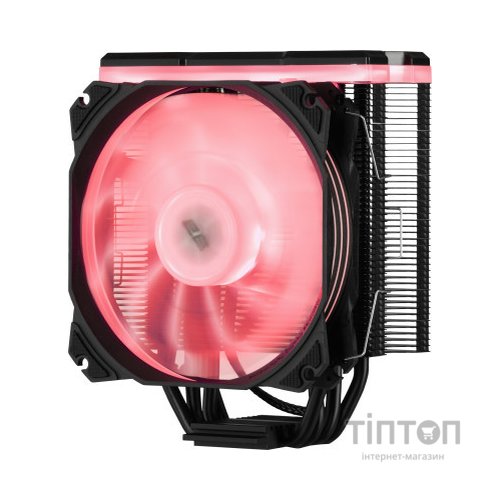 Кулер до процесора 2E Gaming Air Cool AC120D4TC-ARGB, LGA1700, 1366, 1200, 115X, AM5, AM4, AM3, AM3+, AM2, AM2+, FM2, (2E-AC120D4TC-ARGB)