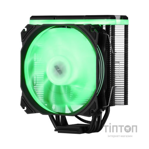 Кулер до процесора 2E Gaming Air Cool AC120D4TC-ARGB, LGA1700, 1366, 1200, 115X, AM5, AM4, AM3, AM3+, AM2, AM2+, FM2, (2E-AC120D4TC-ARGB)